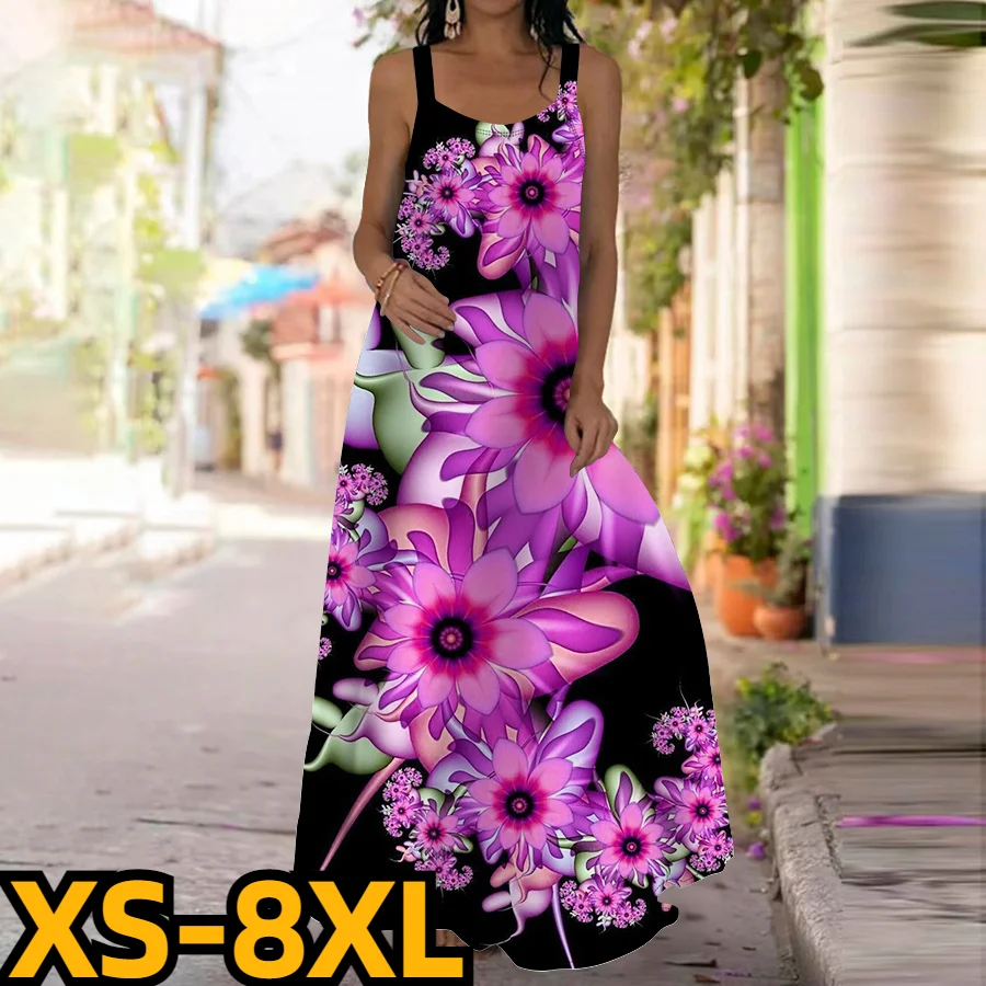 Summer Women's Casual Long Dress Maxi DressA Line Dress Fashion Streetwear Daily Date Dress Floral Print Dress Sleeveless Dress
Summer Women's Casual Long Dress Maxi DressA Line Dress Fashion Streetwear Daily Date Dress Floral Print Dress Sleeveless Dress