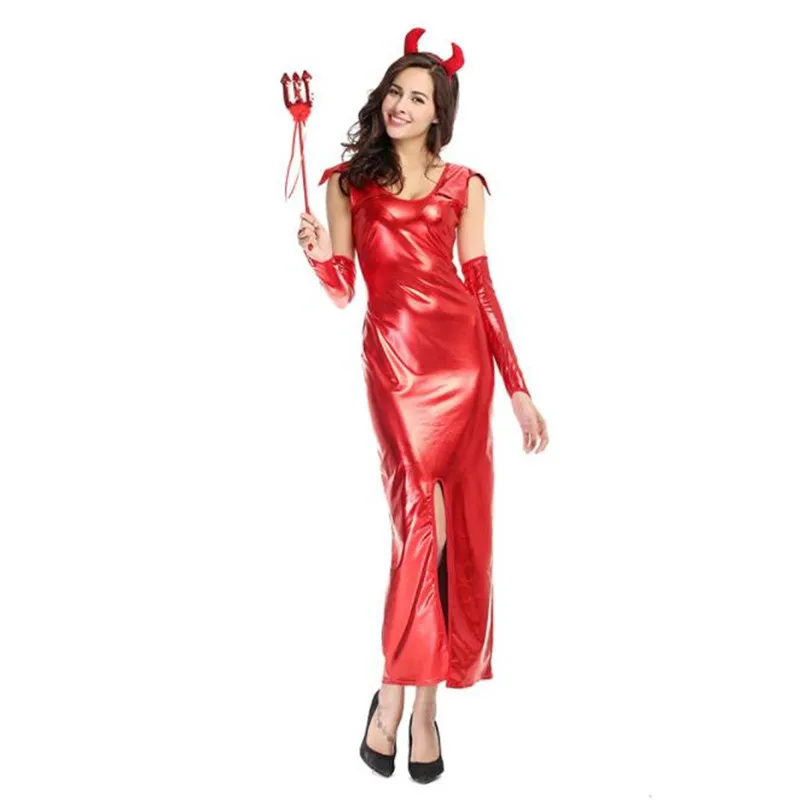 Adults Female Red Devil Demon Cosplay Women Lady Bar Leather Performance Costumes Party Decor Costume Halloween Christmas
Adults Female Red Devil Demon Cosplay Women Lady Bar Leather Performance Costumes Party Decor Costume Halloween Christmas