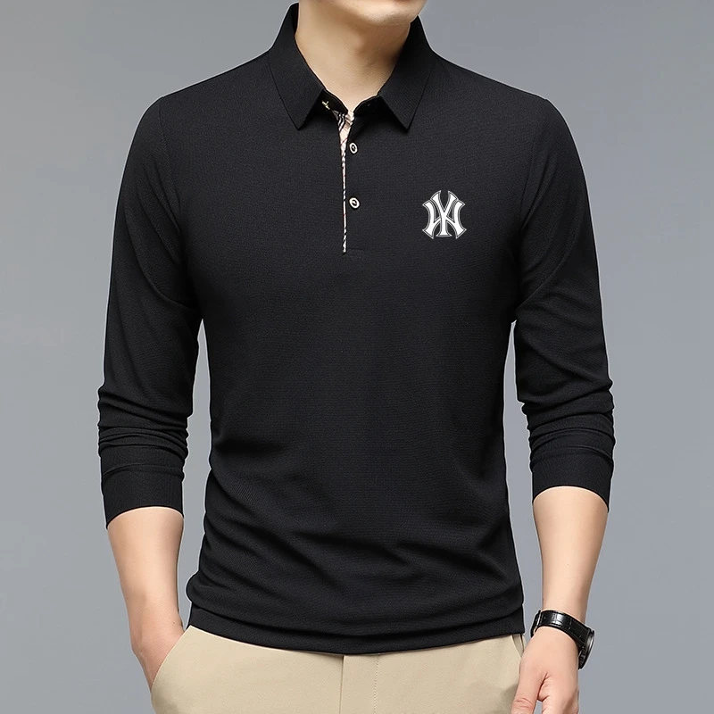 Fashion Brand Men Polo Shirt Long Sleeve Slim Fit Autumn and Spring Polo Shirt for Men Loose Casual Shirt Korean Clothing
Fashion Brand Men Polo Shirt Long Sleeve Slim Fit Autumn and Spring Polo Shirt for Men Loose Casual Shirt Korean Clothing
