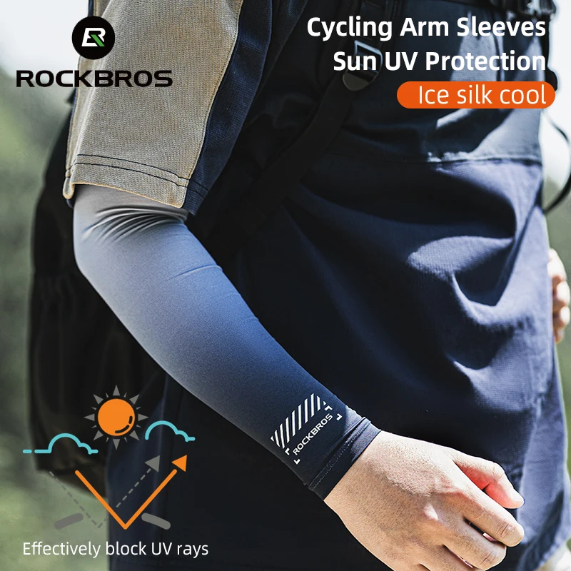 ROCKBROS Cycling Sleeve Men Summer Cool Uv Solar Arm Sleeves Women Ice Silk Arm Cover Anti-sun Sleeve Outdoor Sports Protection
ROCKBROS Cycling Sleeve Men Summer Cool Uv Solar Arm Sleeves Women Ice Silk Arm Cover Anti-sun Sleeve Outdoor Sports Protection
