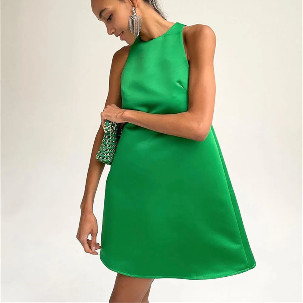 2022 Summer Women Vest Dress Solid O-neck Sleeveless Party Club Mini Dress Casual Loose Sundress Vestidos Lady Streetwear
2022 Summer Women Vest Dress Solid O-neck Sleeveless Party Club Mini Dress Casual Loose Sundress Vestidos Lady Streetwear