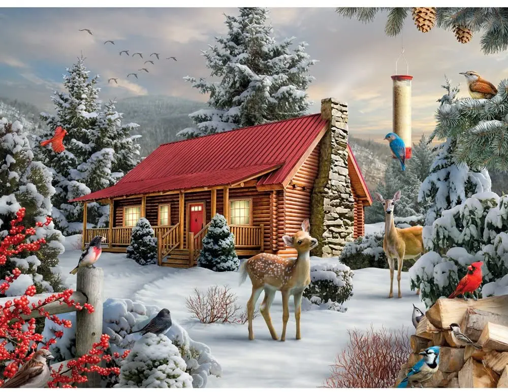 Jigsaw Puzzle Winter deer Educational Intellectual Decompressing Toy Fun Family Game kids toys educational
Jigsaw Puzzle Winter deer Educational Intellectual Decompressing Toy Fun Family Game kids toys educational