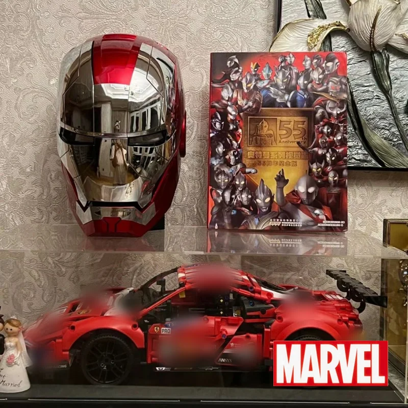 New Marvel Iron Man Autoking 1/1 Mk5 Helmet Remote Control And Voice Control Iron Man Auto Helmet Mask With Led Light Kids Gift
New Marvel Iron Man Autoking 1/1 Mk5 Helmet Remote Control And Voice Control Iron Man Auto Helmet Mask With Led Light Kids Gift