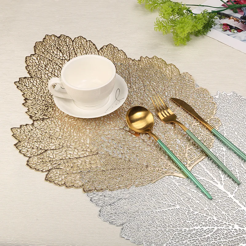 Elegant Leaf Shape for Dining Table Holiday Wedding Decorative Placemats Hollow Decorative Mat Durable Home Kitchen Gift
Elegant Leaf Shape for Dining Table Holiday Wedding Decorative Placemats Hollow Decorative Mat Durable Home Kitchen Gift