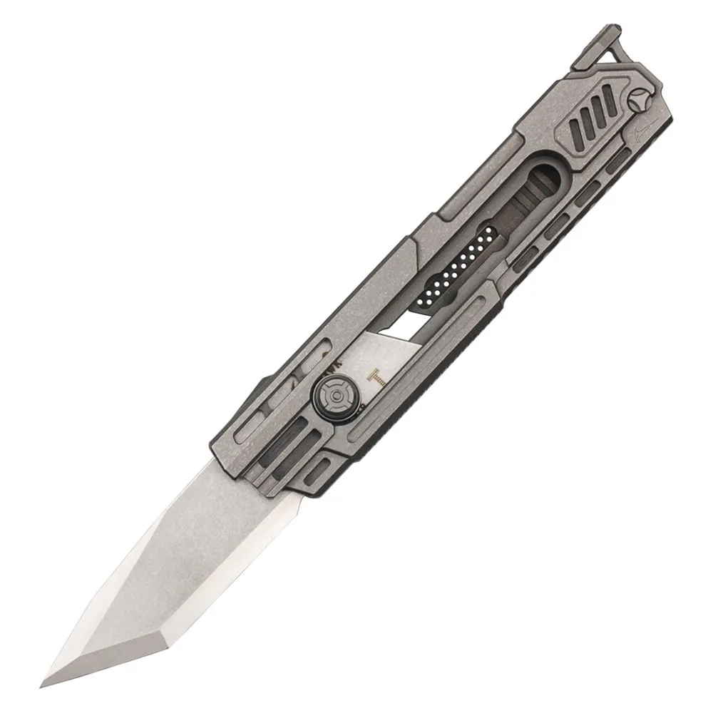 NAITHAWK Multi-function Stationary Tanto Drop Point Blade Utility Cutter Knife TC21 Titanium Handle with Pocket Clip MT7
NAITHAWK Multi-function Stationary Tanto Drop Point Blade Utility Cutter Knife TC21 Titanium Handle with Pocket Clip MT7