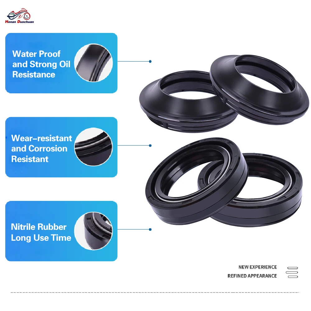 

33x46x11 33*46 Motorcycle Front Fork Oil Seal 33 46 Dust Cover For SYM - SAN YANG MOTOR CROX 50 2014-2016 15 HUSKY 125 1997-2005