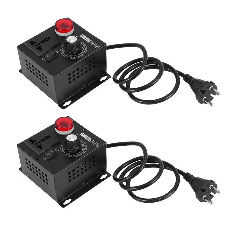 2X Ac220v 4000 Вт Scr Электронный регулятор напряжения температурный двигатель регулятор скорости вентилятора диммер Электрический инструмент, ш...
2X Ac220v 4000 Вт Scr Электронный регулятор напряжения температурный двигатель регулятор скорости вентилятора диммер Электрический инструмент, ш...