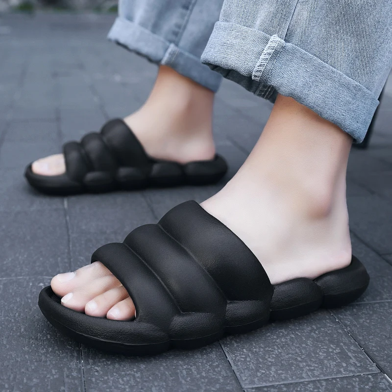 Couple Slippers Summer Fashion Bathroom Home Sandals Outdoor Soft Sole Light EVA Slippers Men Women Beach Sandal 36-45 Zapatilla
Couple Slippers Summer Fashion Bathroom Home Sandals Outdoor Soft Sole Light EVA Slippers Men Women Beach Sandal 36-45 Zapatilla