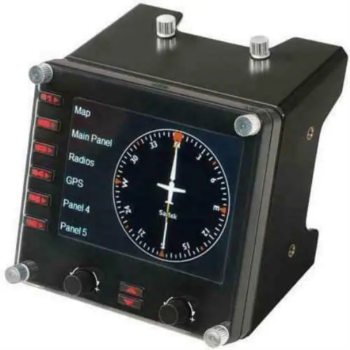 

Logitech Saitek Pro Flight Instrument Panel Special Multi-dashboard LCD Panel Flight Simulator Controller