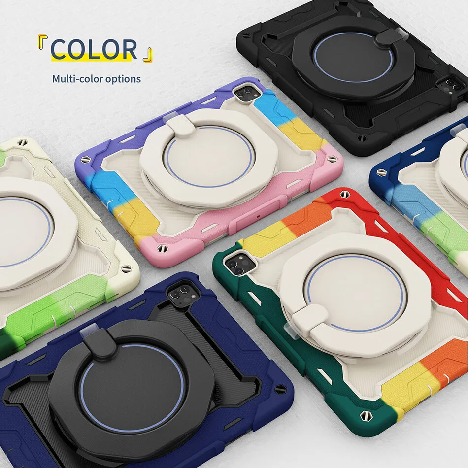360 Rotation Hard Back Cover for iPad Pro 12.9 11 iPad Air 5th 4th 1 2 with Pencil Holder Kickstand Case for iPad 9.7 10.2 10.5
360 Rotation Hard Back Cover for iPad Pro 12.9 11 iPad Air 5th 4th 1 2 with Pencil Holder Kickstand Case for iPad 9.7 10.2 10.5