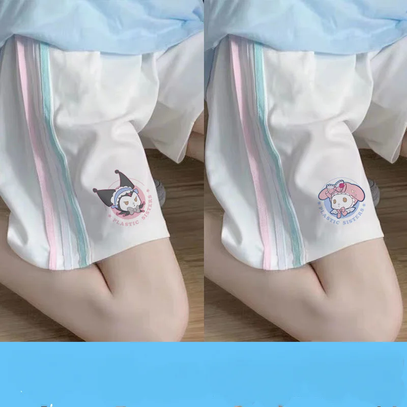 Милые милые летние повседневные шорты Sanrios Kuromi My Melody с героями мультфильмов в японском стиле бойфренд стиль пятиконечные широкие шорты
Милые милые летние повседневные шорты Sanrios Kuromi My Melody с героями мультфильмов в японском стиле бойфренд стиль пятиконечные широкие шорты