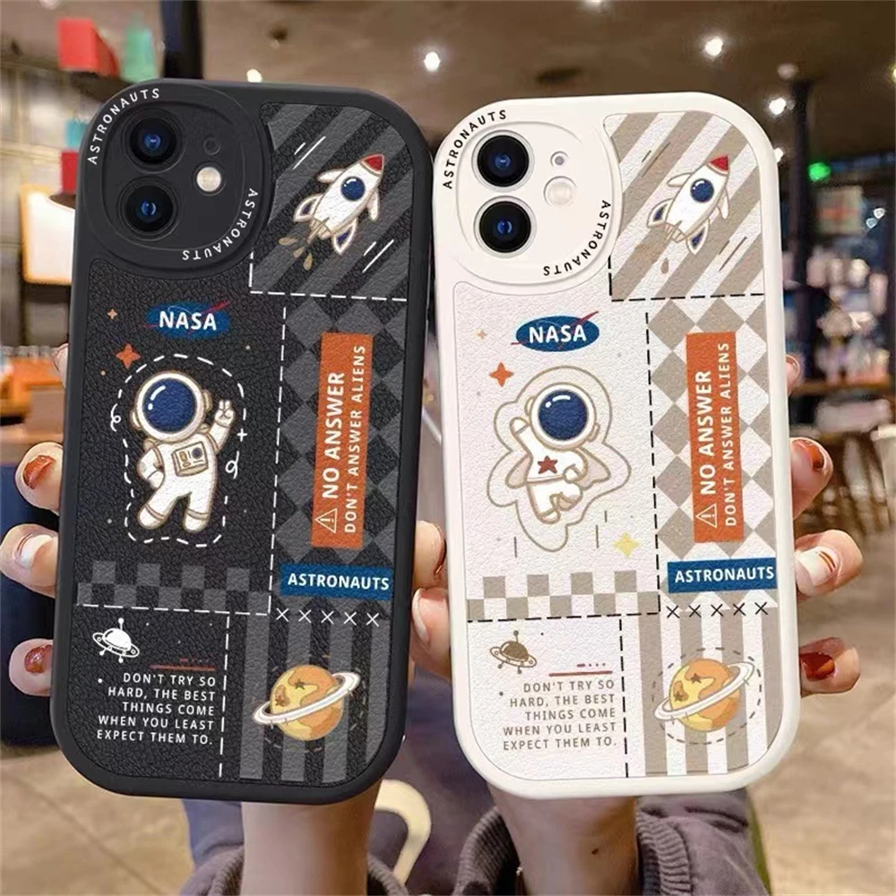 Cute Astronaut Hand Lanyard Phone Case For iPhone 13 12 11 Pro Max XS Max XR X 8 7 Plus Liquid Silicon Soft Bumper Back Cover
Cute Astronaut Hand Lanyard Phone Case For iPhone 13 12 11 Pro Max XS Max XR X 8 7 Plus Liquid Silicon Soft Bumper Back Cover