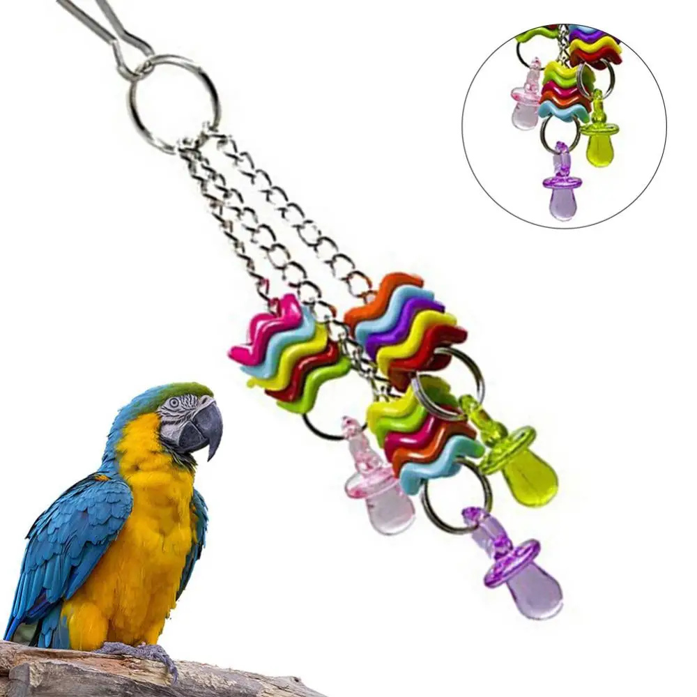 Toy Decoration Hanging Pet Bird Parrot Nipple Swing Cage Stand Molar Play Chew Decoration
Toy Decoration Hanging Pet Bird Parrot Nipple Swing Cage Stand Molar Play Chew Decoration