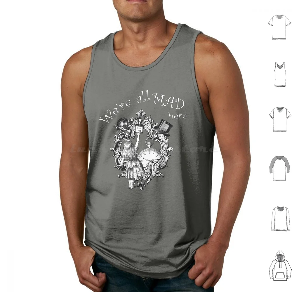 Alice In-We're All Mad Here Tshirt Tank Tops Print Cotton Alice In Lewis Carroll Down The Rabbithole Alice
Alice In-We're All Mad Here Tshirt Tank Tops Print Cotton Alice In Lewis Carroll Down The Rabbithole Alice