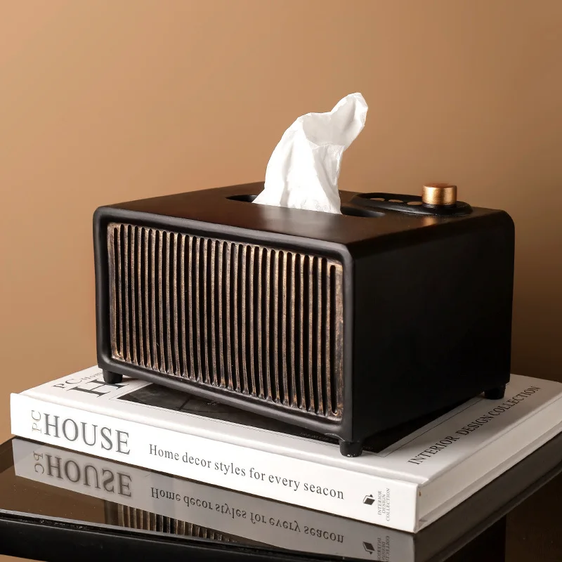 High Grade Light Luxury Tissue Box Speaker Drawer Tea Table Decorations in the Living Room American Retro Boxes Kitchen Storage
High Grade Light Luxury Tissue Box Speaker Drawer Tea Table Decorations in the Living Room American Retro Boxes Kitchen Storage