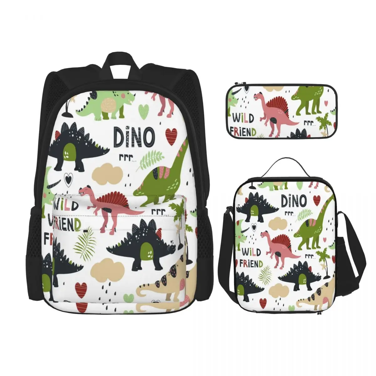 3pcs/set Cute Dinosaurs For Kids Backpacks School Bags for Boys Girls Students Travel Bag Casual Mochila
3pcs/set Cute Dinosaurs For Kids Backpacks School Bags for Boys Girls Students Travel Bag Casual Mochila