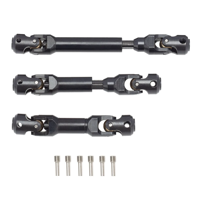 3Pcs Metal Drive Shaft CVD for TRAXXAS TRX6 TRX-6 G63 6X6 1/10 RC Crawler Car Upgrade Parts
3Pcs Metal Drive Shaft CVD for TRAXXAS TRX6 TRX-6 G63 6X6 1/10 RC Crawler Car Upgrade Parts