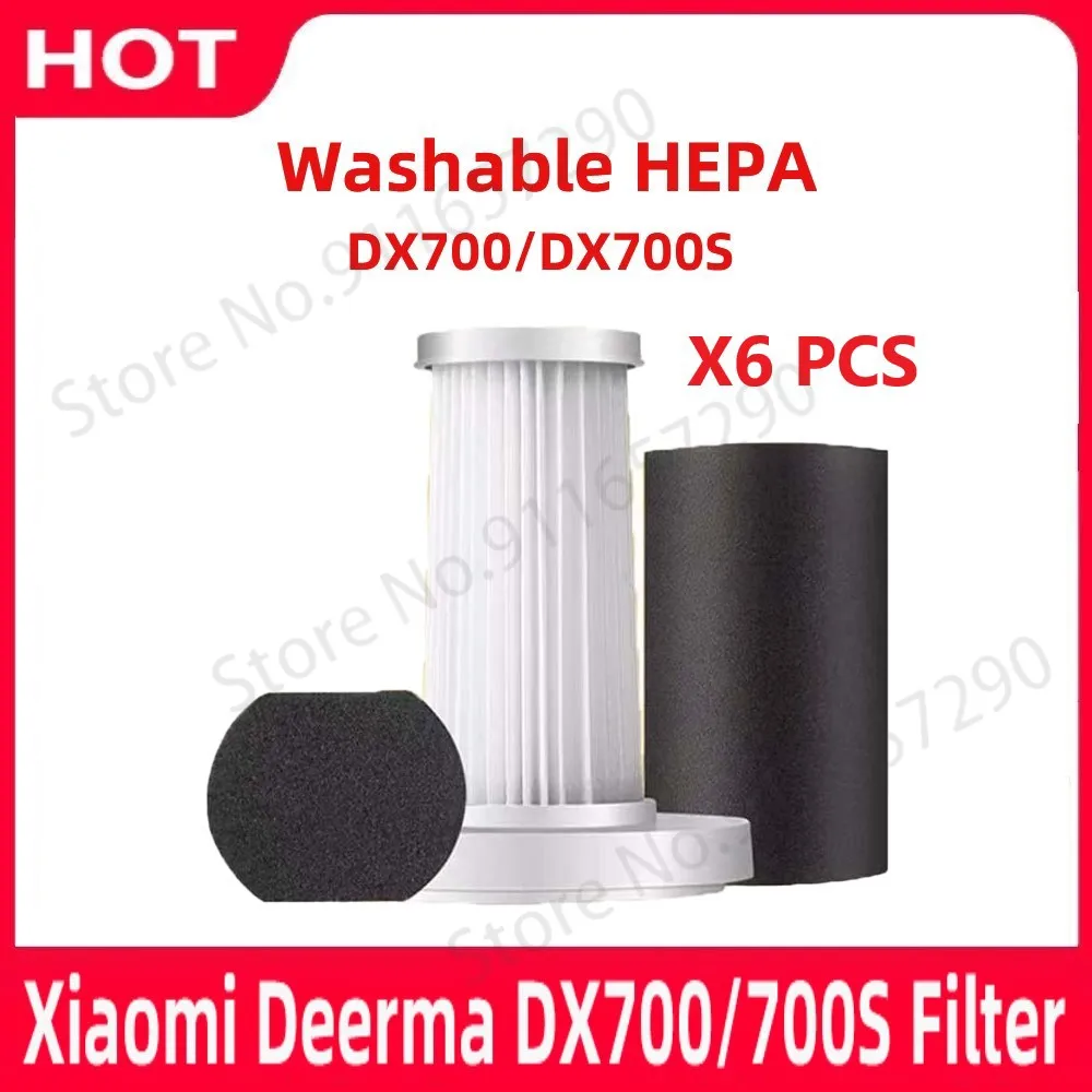 For Deerma DX700/700S Filter Hand-Held Parts Vacuum Cleaner Filter Haipa Sponge Sleeve Filter Cotton Accessories
For Deerma DX700/700S Filter Hand-Held Parts Vacuum Cleaner Filter Haipa Sponge Sleeve Filter Cotton Accessories