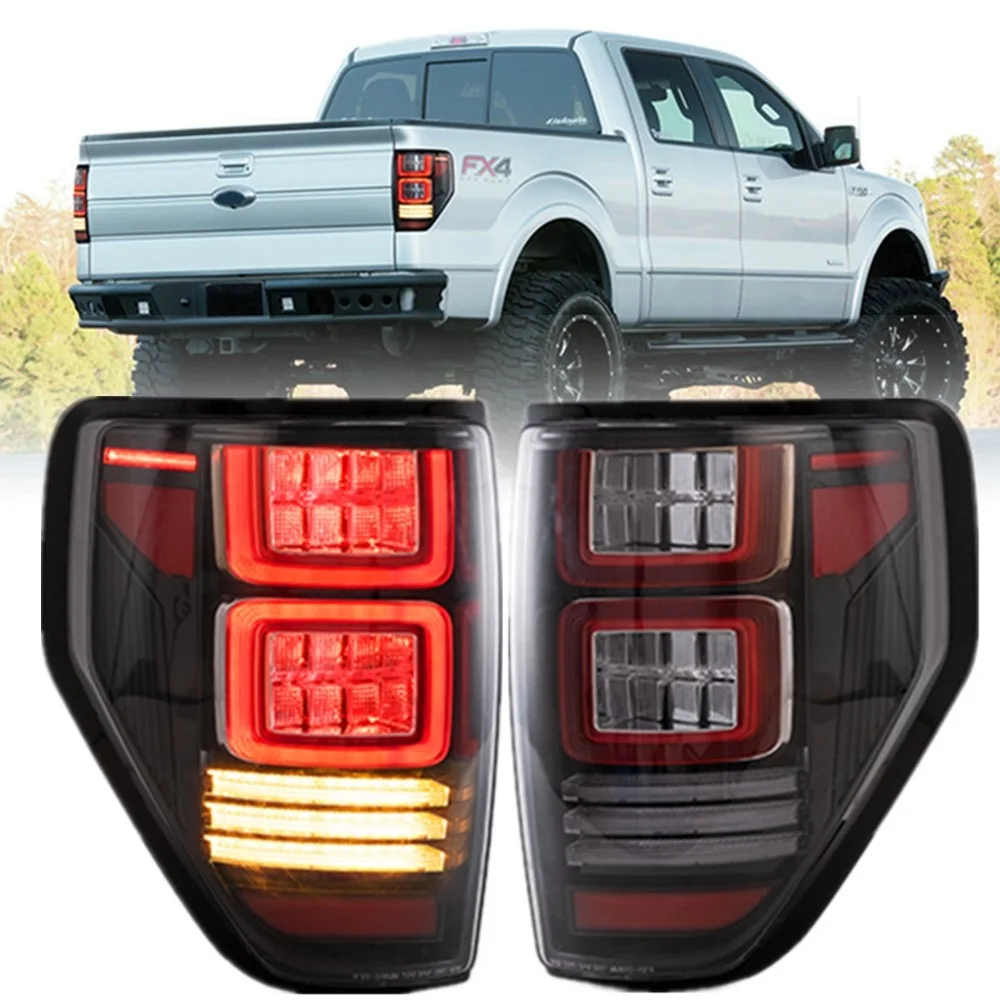 12V Car Led Tail Lights For Ford F150 2009-2014 F-150 Taillight Assembly With Rear Turn Signal DRL Brake Reverse Lights
12V Car Led Tail Lights For Ford F150 2009-2014 F-150 Taillight Assembly With Rear Turn Signal DRL Brake Reverse Lights
