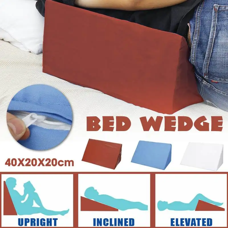 Orthopedic Acid Reflux Bed Wedge Sponge Cotton Pillow Back Leg Elevation Cushion Lumbar Support Bedding Pad Zipper Large Size
Orthopedic Acid Reflux Bed Wedge Sponge Cotton Pillow Back Leg Elevation Cushion Lumbar Support Bedding Pad Zipper Large Size