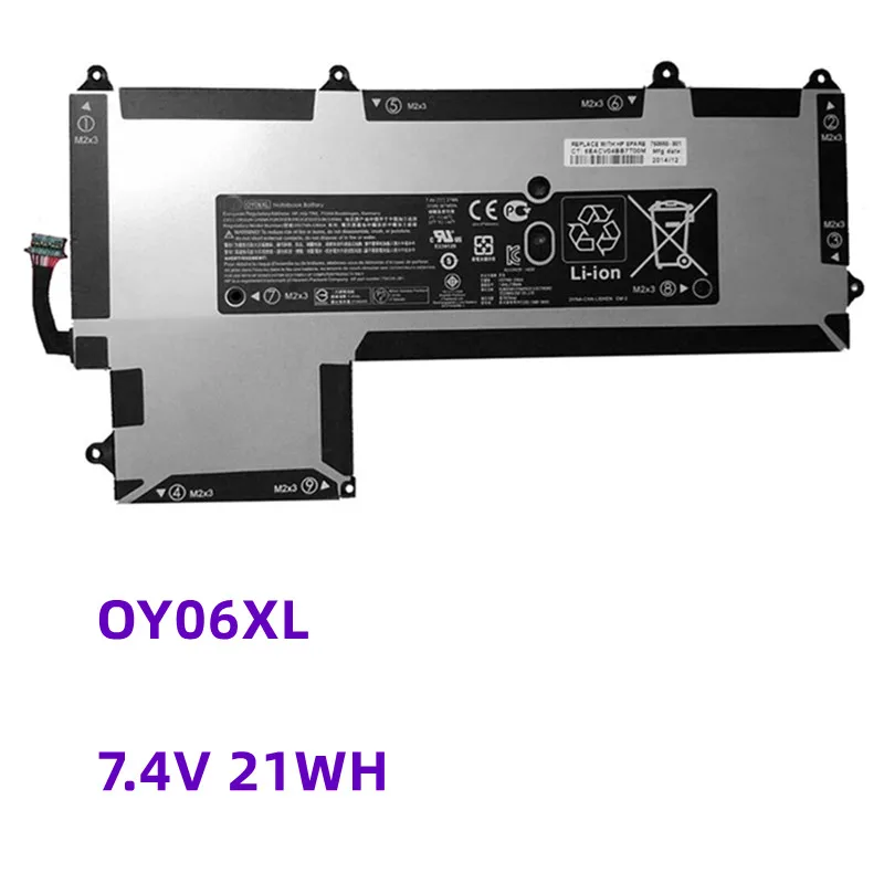 

New 7.4V 21WH OY06XL Laptop Battery for 750335-2B1 750550-001 HSTNN-DB6A OY06021XL