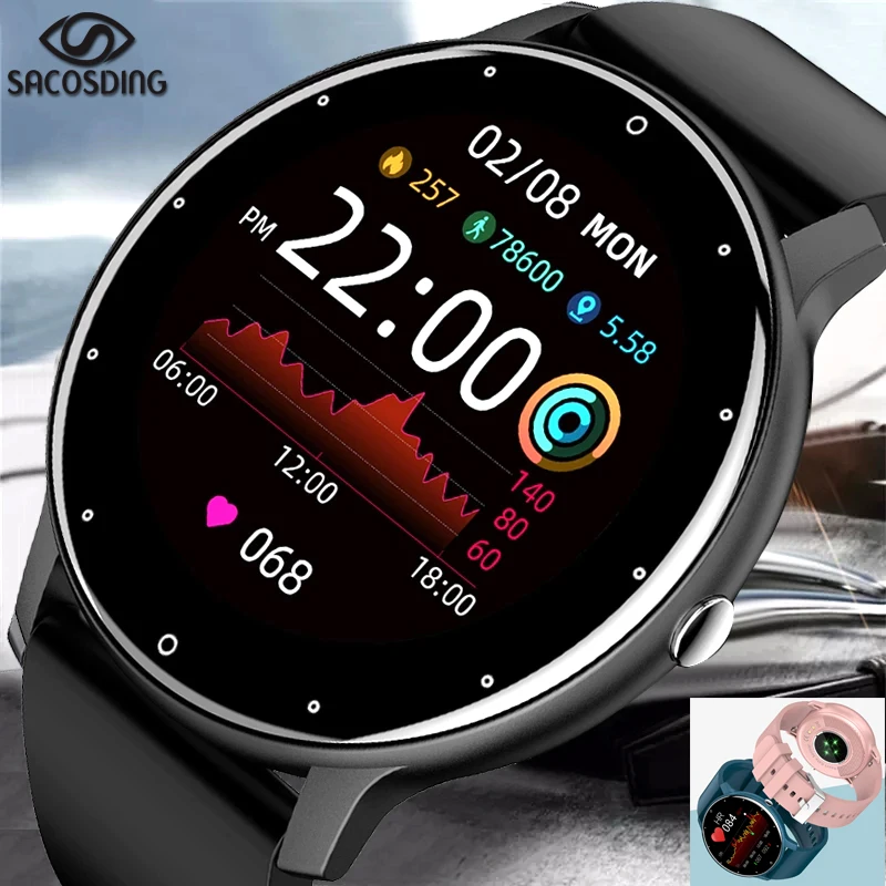 New Smart Watch Men Full Touch Screen Sport Fitness Watch IP67 Waterproof Bluetooth For Android ios For Huawei Xiaomi Women Gift
New Smart Watch Men Full Touch Screen Sport Fitness Watch IP67 Waterproof Bluetooth For Android ios For Huawei Xiaomi Women Gift