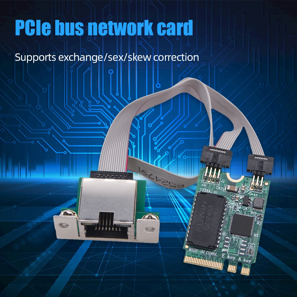 Сетевой адаптер M2 RJ45 RTL8125BG, чип M.2 Gigabit Ethernet, сетевая карта 2,5G/1000/100 Мбит/с PCIE, шина, сетевая карта
Сетевой адаптер M2 RJ45 RTL8125BG, чип M.2 Gigabit Ethernet, сетевая карта 2,5G/1000/100 Мбит/с PCIE, шина, сетевая карта