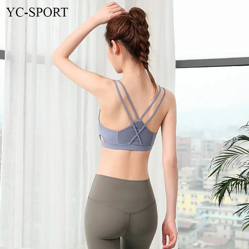Yoga Underwear with Chest Pad Women's Shockproof Fork Beauty Back Hollow out Gym Quick-Drying Blouse Running Suit Women
Yoga Underwear with Chest Pad Women's Shockproof Fork Beauty Back Hollow out Gym Quick-Drying Blouse Running Suit Women