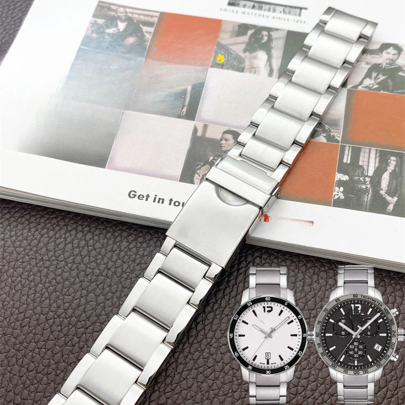Высококачественный твердый стальной ремешок для часов Tissot 1853 T095 T095449a T095417a T09544a