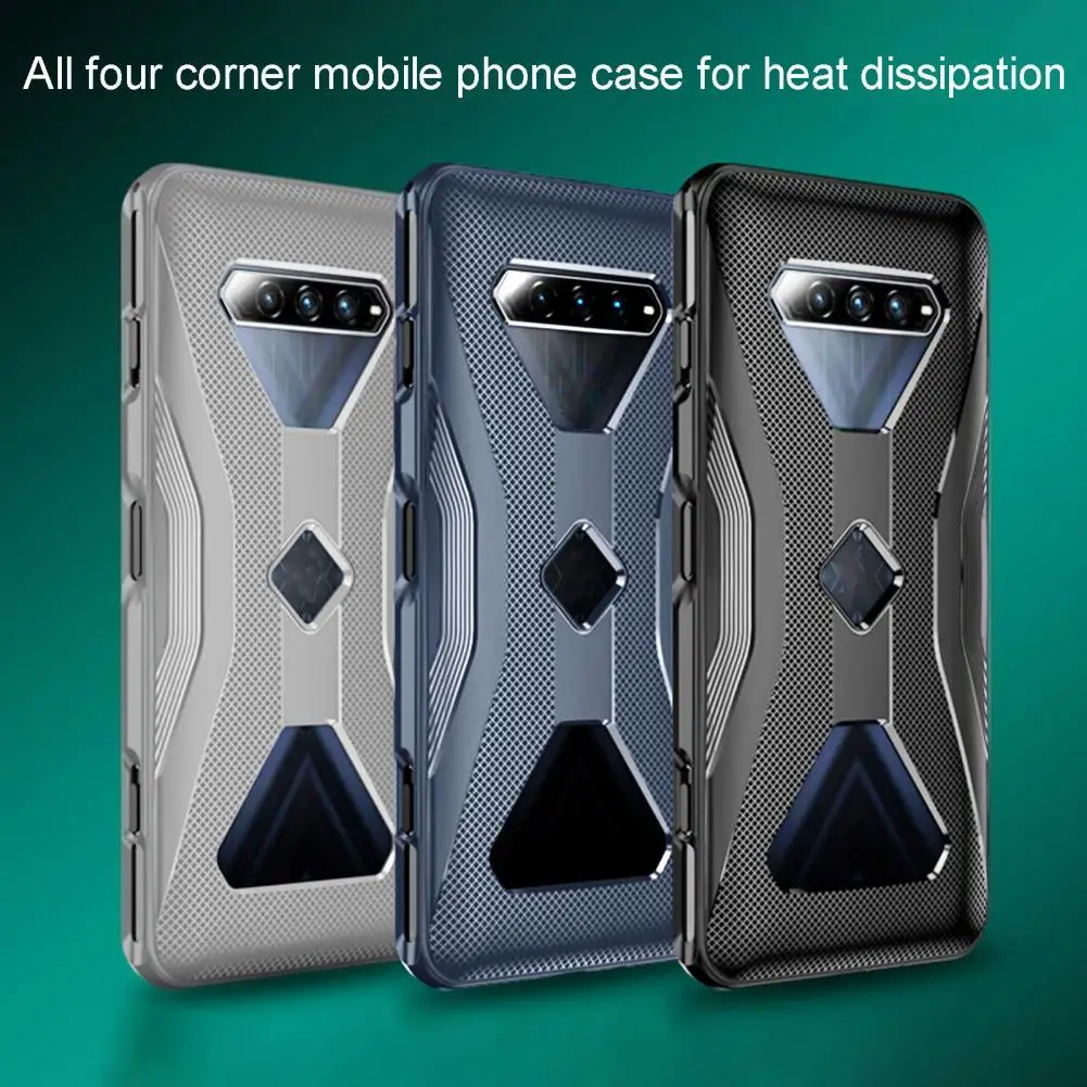 Lightweight Silicone Shockproof Mobile Phone Protective Cover Protective Cover for Xiaomi Black-Shark 4/4PRO
Lightweight Silicone Shockproof Mobile Phone Protective Cover Protective Cover for Xiaomi Black-Shark 4/4PRO