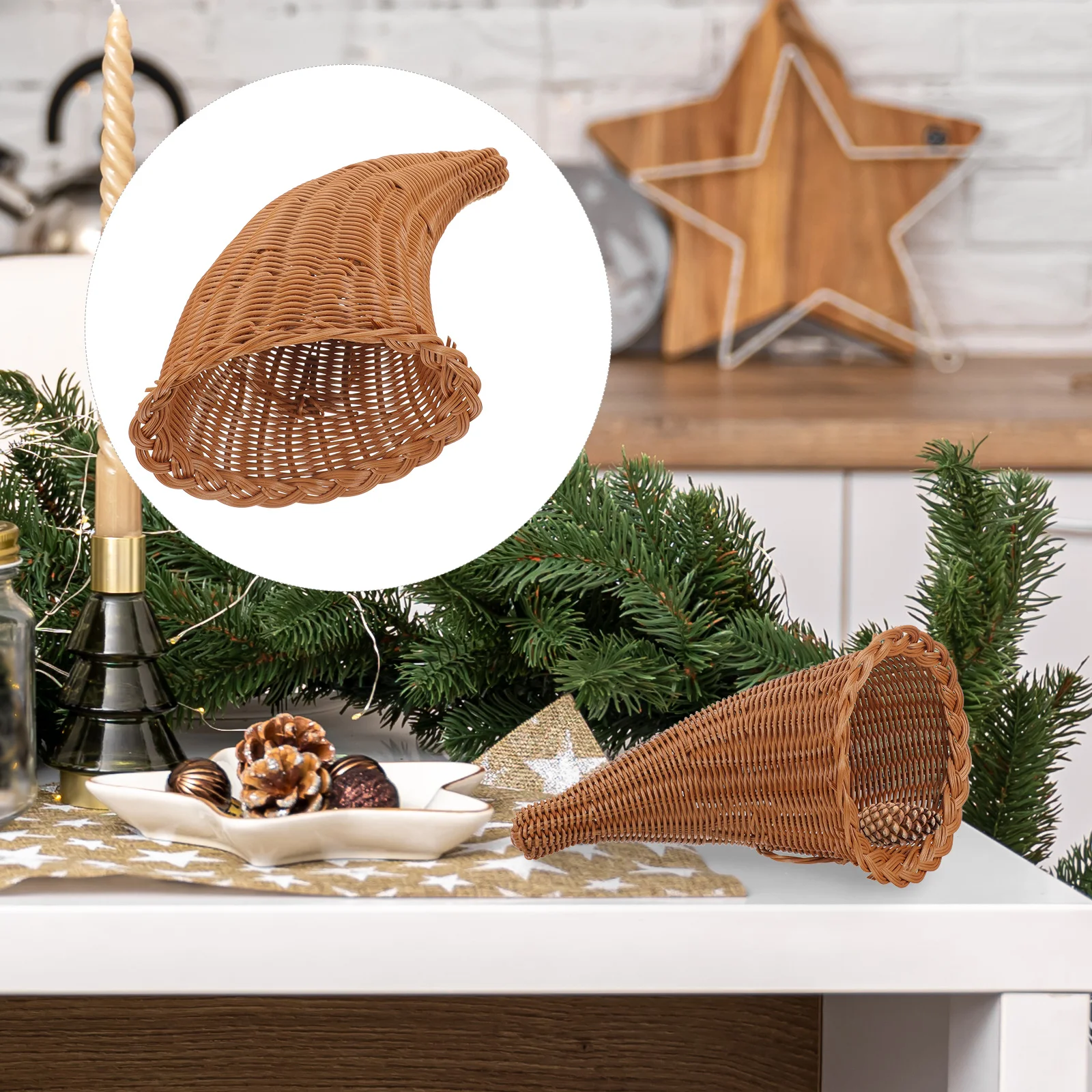 Bread Serving Basket Woven Storage Dessert Decor Fruit Christmas Table Decoration
Bread Serving Basket Woven Storage Dessert Decor Fruit Christmas Table Decoration