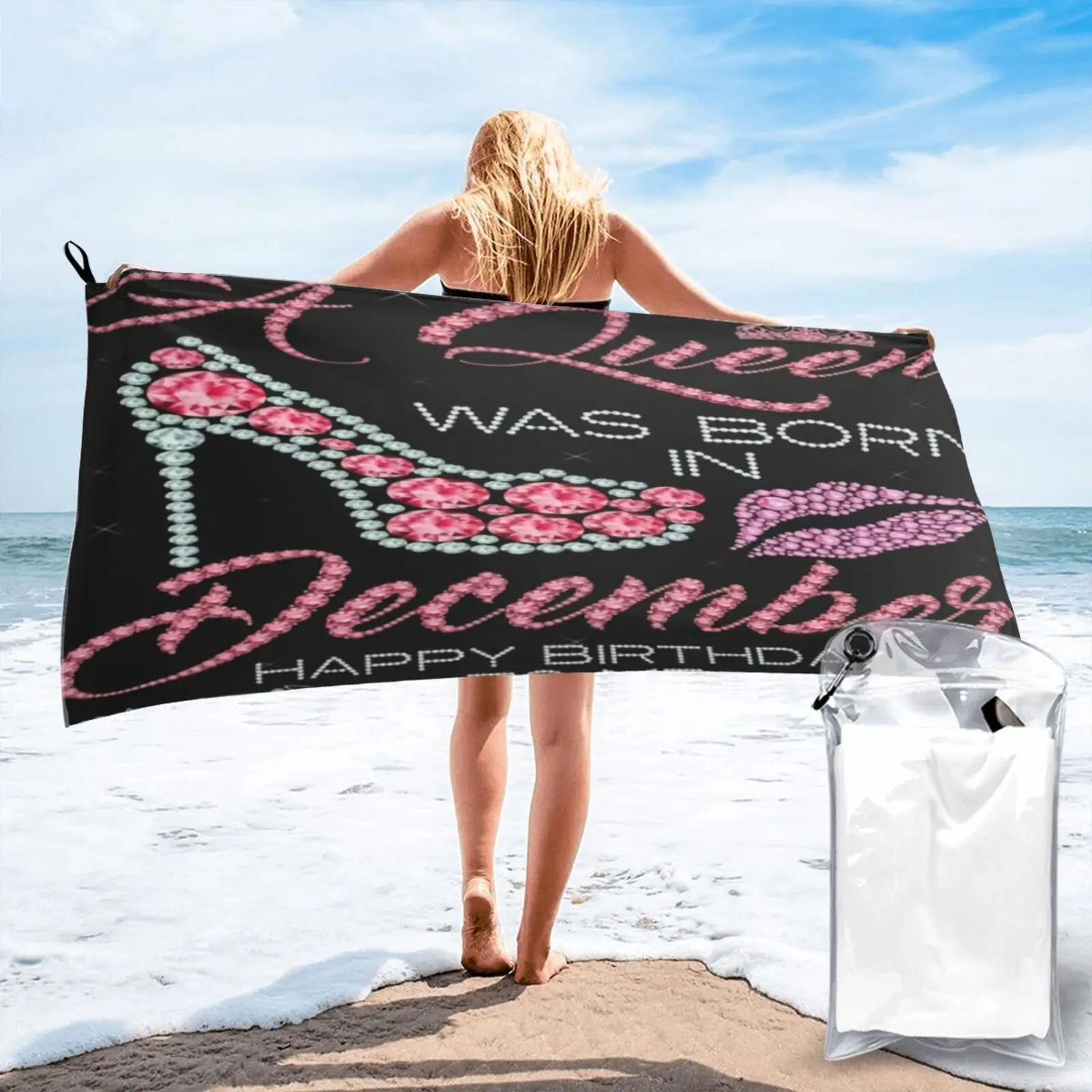 A Queen Was In December Happy Beach Towel Bathroom Furniture Sets Hand Towels Bathrobe Female Towel Beach Bath Sea Beach Towel
A Queen Was In December Happy Beach Towel Bathroom Furniture Sets Hand Towels Bathrobe Female Towel Beach Bath Sea Beach Towel
