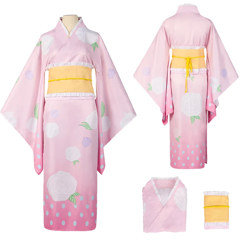 Girls Hoshino Ai Cosplay Costume Kimono Oshi no Ko Role Play Dress Outfits Women Pink Skirt Female Halloween Party Disguise Suit
Girls Hoshino Ai Cosplay Costume Kimono Oshi no Ko Role Play Dress Outfits Women Pink Skirt Female Halloween Party Disguise Suit