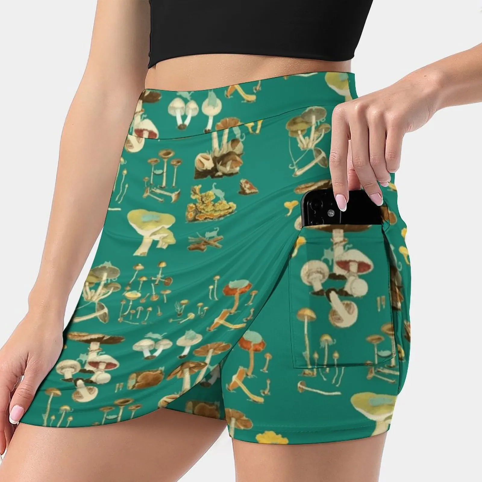 Кошачий гриб! Юбка-шорты женская для фитнеса и йоги, 2 в 1
Кошачий гриб! Юбка-шорты женская для фитнеса и йоги, 2 в 1