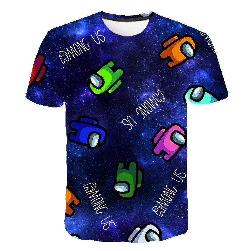 Summer Short Sleeve Tops 4-14T 3D Cartoon Among Us Funny T-shirt Print Impostor Boys Girls Clothes Casual Children's Clothing
Summer Short Sleeve Tops 4-14T 3D Cartoon Among Us Funny T-shirt Print Impostor Boys Girls Clothes Casual Children's Clothing