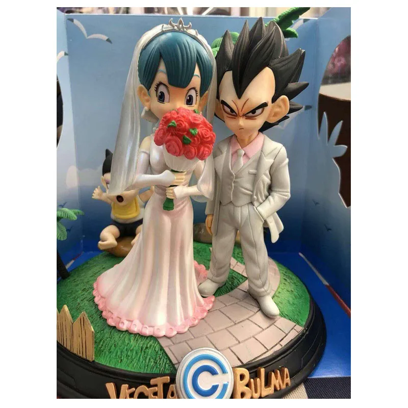 26cm Dragon Ball GK Vegeta IV and Bulma Wedding Action Figure Ornament Model Toys Ornament Cute Bulma Collectible Fans Gift
26cm Dragon Ball GK Vegeta IV and Bulma Wedding Action Figure Ornament Model Toys Ornament Cute Bulma Collectible Fans Gift