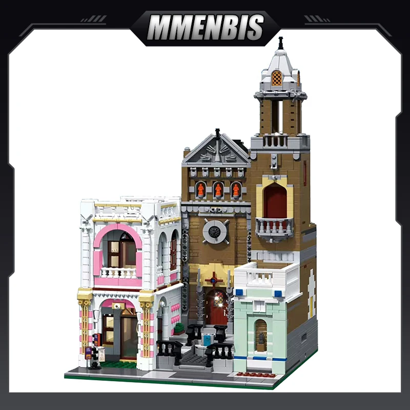 M MENBIS New Micro Size DIY Mini City Hotel Post Office Toys MOC Bricks Building Blocks Sets Birthday Gifts Toys for Kids Adult
M MENBIS New Micro Size DIY Mini City Hotel Post Office Toys MOC Bricks Building Blocks Sets Birthday Gifts Toys for Kids Adult