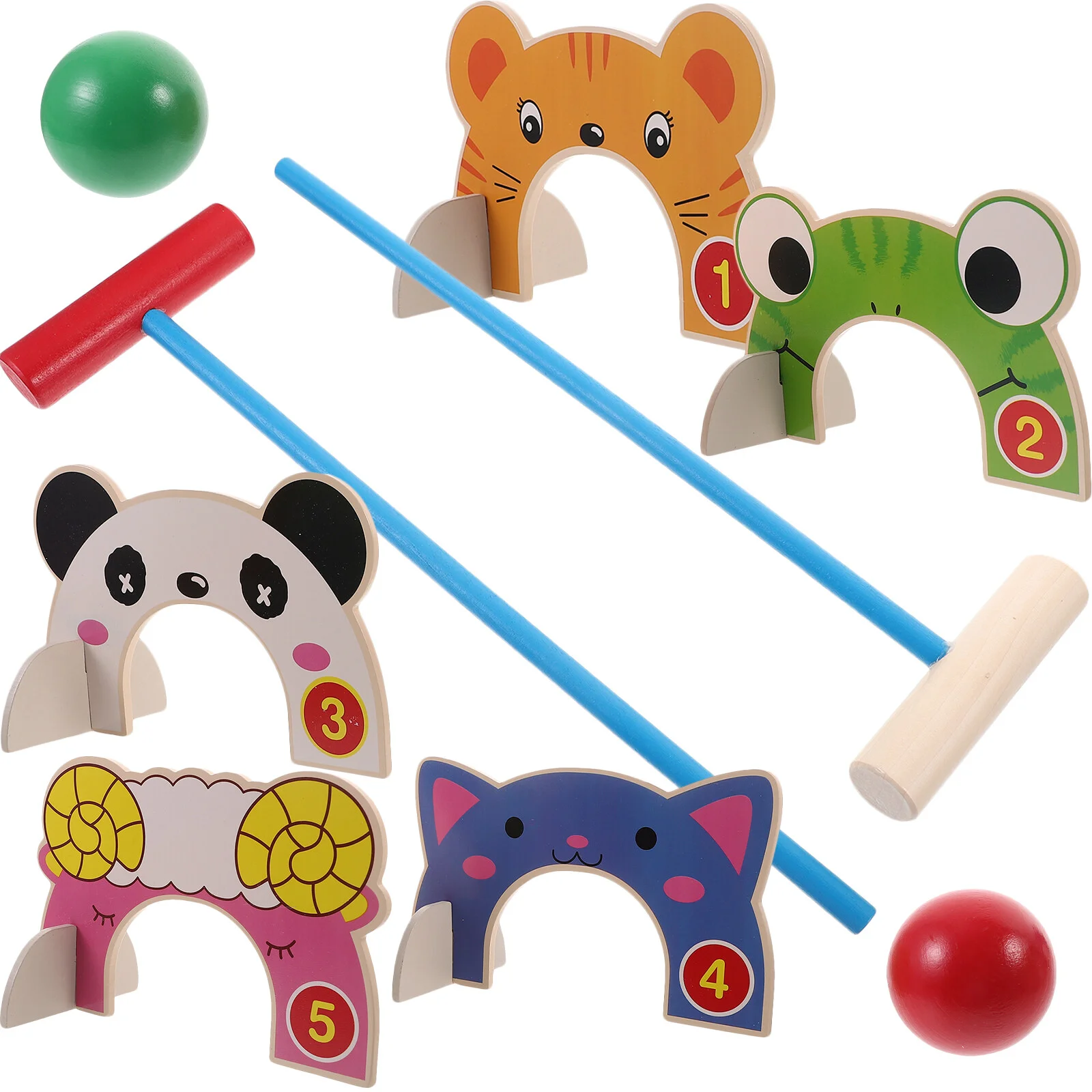 Toy Set Cartoon Croquet Lawn Games Toys Parent-child Interactive Children's Outdoor Balls
Toy Set Cartoon Croquet Lawn Games Toys Parent-child Interactive Children's Outdoor Balls