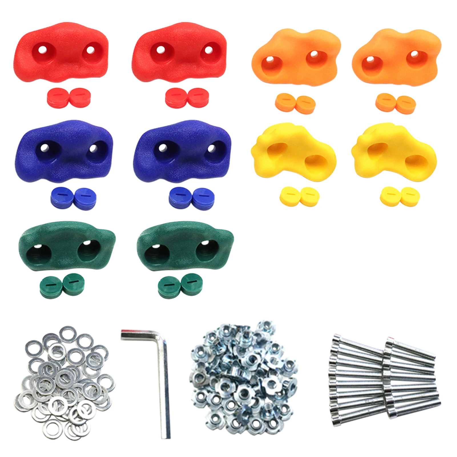 Wrench Fun Entertainment Strength Training PE Rock Climbing Kit Wall Stone Hand Grip For Kids Screw Feet Support Indoor Outdoor
Wrench Fun Entertainment Strength Training PE Rock Climbing Kit Wall Stone Hand Grip For Kids Screw Feet Support Indoor Outdoor