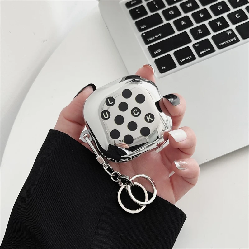 INS Stylish Lattice Zebra Pattern Plating Silver Earbuds Cover For Samsung Galaxy Buds 2 Pro Live With Keychain Earphone Case
INS Stylish Lattice Zebra Pattern Plating Silver Earbuds Cover For Samsung Galaxy Buds 2 Pro Live With Keychain Earphone Case