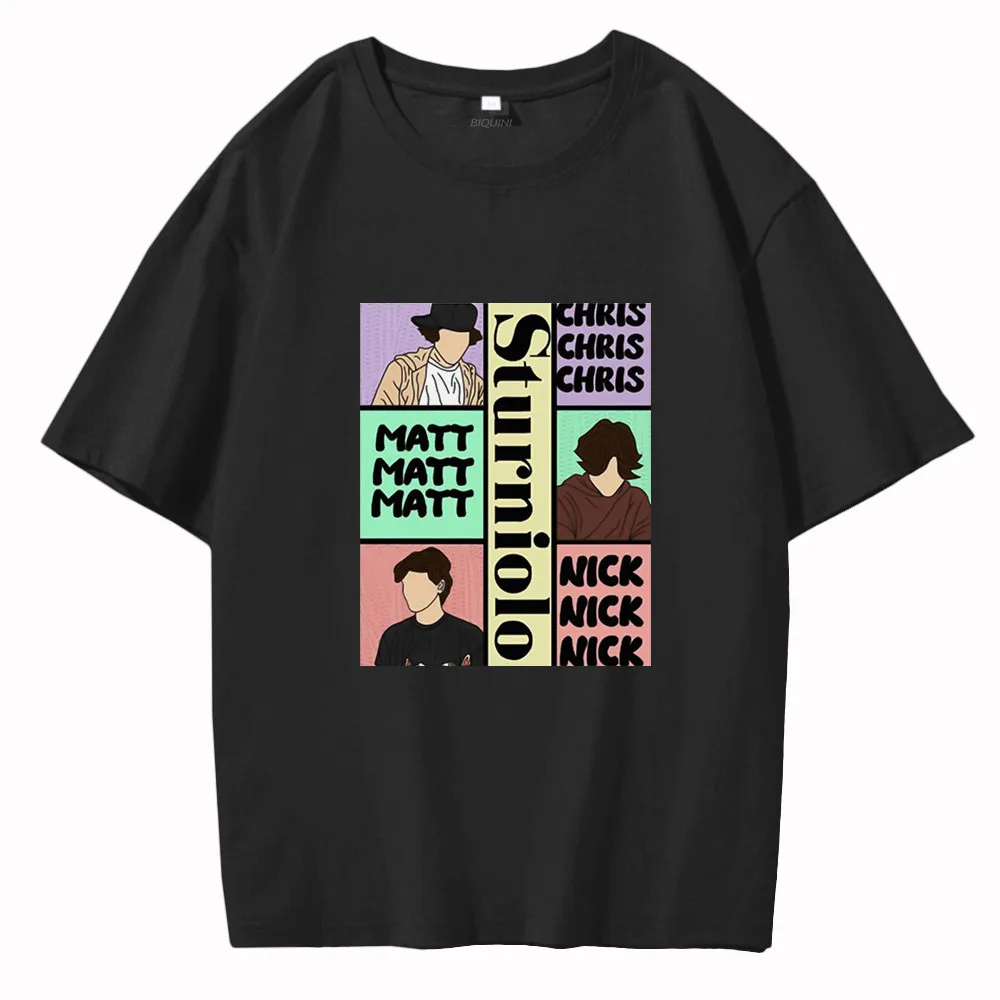 Sturniolo Triplets T Shirt Men Women Creative Design Prints Tops Cotton Classic Retro 90s Shor Sleeve Loose Tees Harajuku O-Neck
Sturniolo Triplets T Shirt Men Women Creative Design Prints Tops Cotton Classic Retro 90s Shor Sleeve Loose Tees Harajuku O-Neck