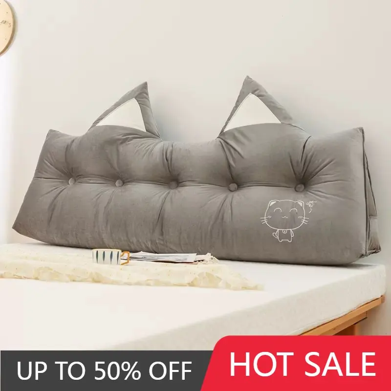 Cushion Head Bed Advanced Sense Pillow Triangular Large Backrest Tatami Soft Bag Almohada De Lectura Para Cama Decoration Home
Cushion Head Bed Advanced Sense Pillow Triangular Large Backrest Tatami Soft Bag Almohada De Lectura Para Cama Decoration Home