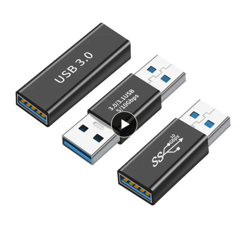 Small Usb Adapter Efficient Transmission Black Extension Adapter Portable Widely Compatible Male To Female Adapter Computer
Small Usb Adapter Efficient Transmission Black Extension Adapter Portable Widely Compatible Male To Female Adapter Computer