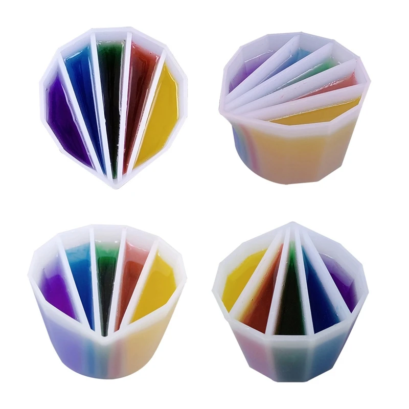 D0LC Silicone Epoxy Resin Mixing Glue Cups Measuring Tool for Color Mixing UV Distributing Cup Equipment DIY Jewelry Tools
D0LC Silicone Epoxy Resin Mixing Glue Cups Measuring Tool for Color Mixing UV Distributing Cup Equipment DIY Jewelry Tools