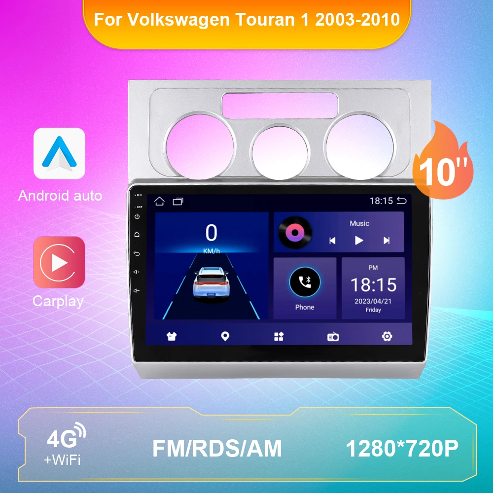 Android 10.0 Car Radio For Volkswagen VW Touran 1 2003-2010 Carplay Multimedia Stereo Navigation Autoradio GPS 4G Player
Android 10.0 Car Radio For Volkswagen VW Touran 1 2003-2010 Carplay Multimedia Stereo Navigation Autoradio GPS 4G Player
