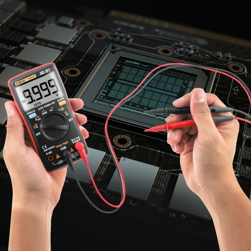 AN8009 True-RMS Auto Range Digital Multimeter NCV Ohmmeter AC/DC Voltage Ammeter 367D
AN8009 True-RMS Auto Range Digital Multimeter NCV Ohmmeter AC/DC Voltage Ammeter 367D