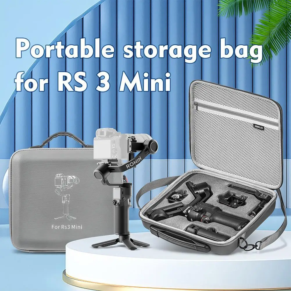 Portable Shoulder Bag For DJI Ronin RS 3 Mini Stabilizer Storage Case PU Carrying Case RS3 Mini Accessories Handbag
Portable Shoulder Bag For DJI Ronin RS 3 Mini Stabilizer Storage Case PU Carrying Case RS3 Mini Accessories Handbag