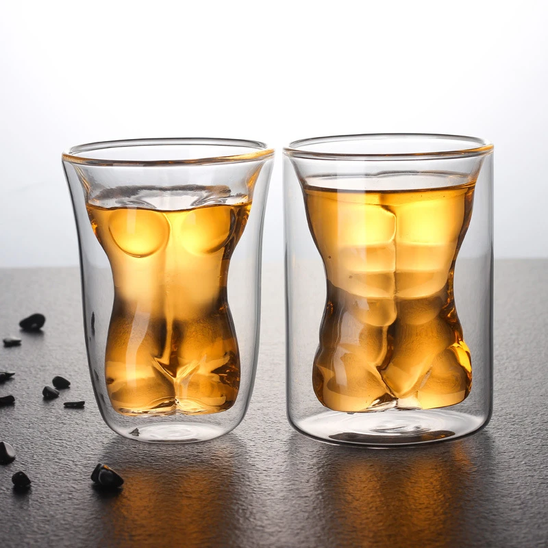 Creative Double Wall Glasses Sexy Cocktail Glass Cup Transparent Skull Wine Bar Funny Whiskey Vodka Cute Lady Beer Mug
Creative Double Wall Glasses Sexy Cocktail Glass Cup Transparent Skull Wine Bar Funny Whiskey Vodka Cute Lady Beer Mug