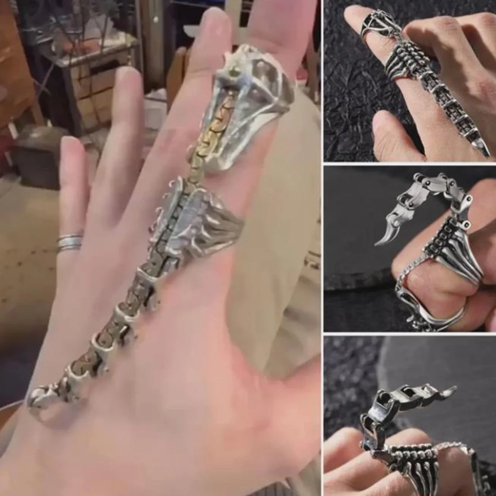 1PC Scorpion Ring Heavy Rock Punk Joint Rings Vintage Cool Gothic Scroll Armor Knuckle Metal Full Finger Rings Dropshipping
1PC Scorpion Ring Heavy Rock Punk Joint Rings Vintage Cool Gothic Scroll Armor Knuckle Metal Full Finger Rings Dropshipping