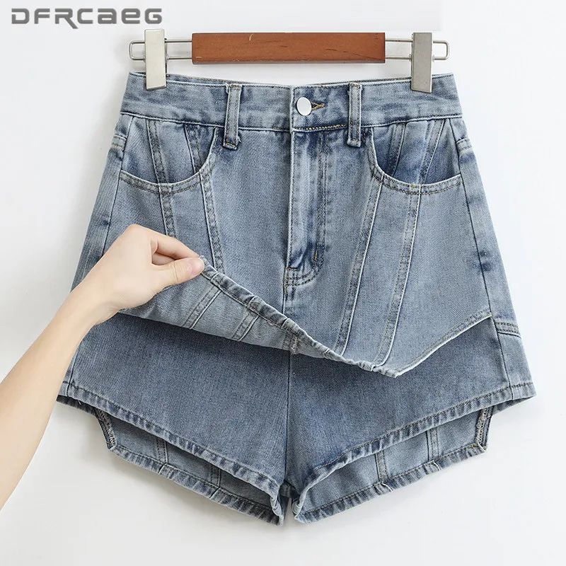 Streetwear Summer Women's Denim Shorts Skirts 2022 High Waist Slim Vintage Washed Cotton Jeans Short Pants Female 5XL
Streetwear Summer Women's Denim Shorts Skirts 2022 High Waist Slim Vintage Washed Cotton Jeans Short Pants Female 5XL